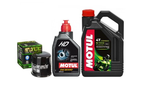 КОМПЛЕКТ МАСЕЛ MOTUL 5100 CF MOTO 500 ТРАНСМИССИОННОЕ МАСЛО