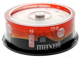 MAXELL музыкальные компакт-диски CD-R 80 мин AUDIO 25 шт.