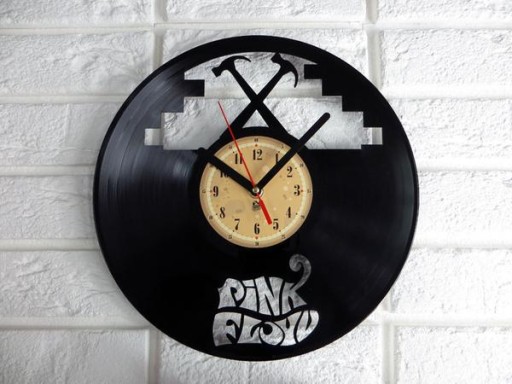 Настенные часы из виниловой пластинки Pink Floyd The Wall