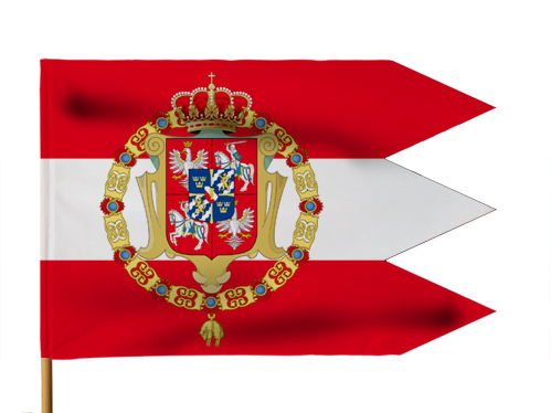 Flaga Rzeczpospolita Obojga Narodów 100x70 cm Polska Polski # wycięta