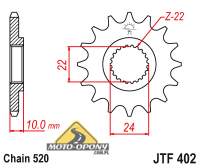 Комплект привода BMW F650 1994-1995 гг. Цепь DiD!