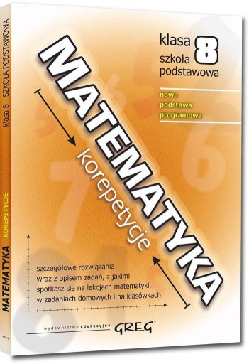 Репетиторство по математике для 8 класса начальной школы GREG