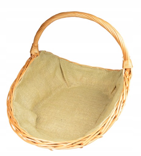 Каминная корзина плетеная WOOD BASKET XL ДЖУТ