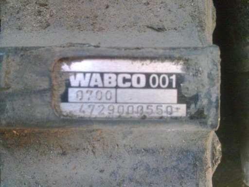 КЛАПАН РЕГУЛИРОВКИ ПОДУШКИ MAN TGA WABCO 4729000550