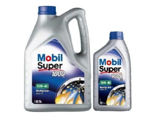 OLEJ MOBIL SUPER 1000X1 15W40 15W-40 6L +ZAWIESZKA