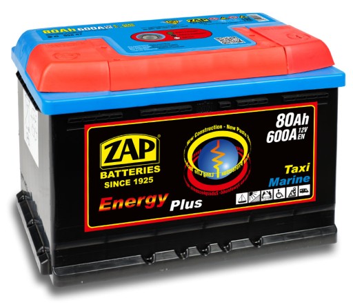 ZAP ENERGY PLUS 80 Ач МОРСКОЙ аккумулятор ДЛЯ ЛОДОК