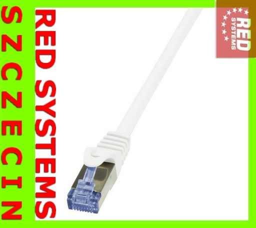 CAT6A белый акриловый сетевой кабель 50 м RJ45 кат. 6a