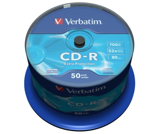 VERBATIM CD-R 700MB 80мин 50 штук торт по акции!