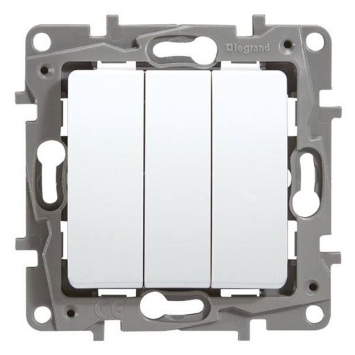 LEGRAND NILOE WYŁĄCZNIK POTRÓJNY BIAŁY 764503