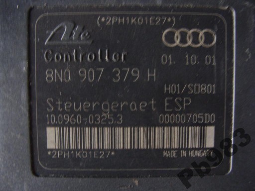 АБС ESP AUDI TT 8N0907379H, 8N0614517E!!!