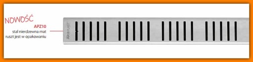 AlcaPLAST APZ10-550M линейный трап 55см с решеткой