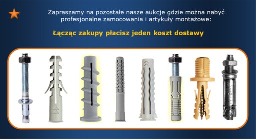 Kołki kotwa kotwy do ościeżnic 10x112 PRIEN 100szt