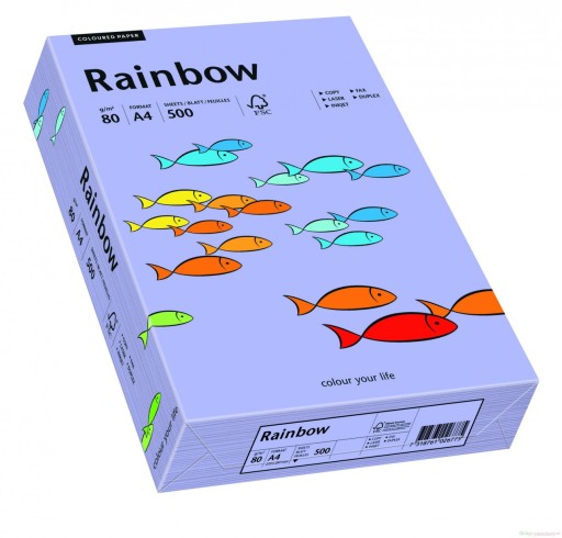 Бумага Rainbow гладкая 80г фиолетовая R60 500А4