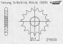 Napęd SUZUKI 600 GSX-R rok 98-00 ORING ESJOT