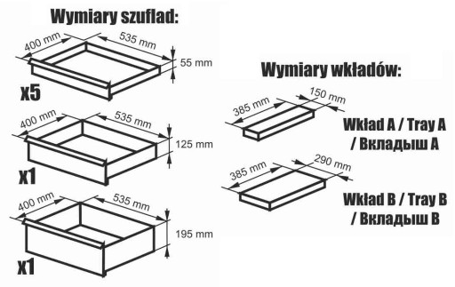 SZAFKA NARZĘDZIOWA WÓZEK CORONA C1271 253 El PROFI