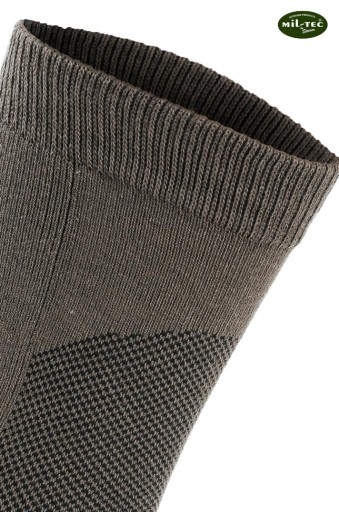 Mil-Tec Skarpety Termoaktywne Krótkie COOLMAX Oliv 42-43