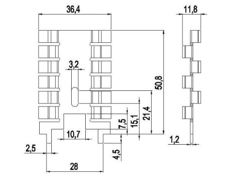 РАДИАТОР FI308/SE ALUTRONIC цена за 3 шт.