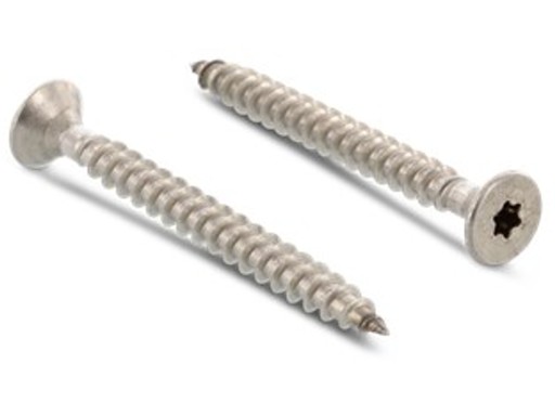 ВИНТЫ ДЛЯ ДЕРЕВА TORX 5x50 КОНИЧЕСКИЕ, НЕРЖАВЕЮЩИЕ, 100 ШТ, МЕБЕЛЬ