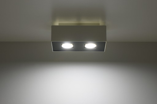 Lampa Plafon COLAR 2 Biały Oświetlenie Sufitowe