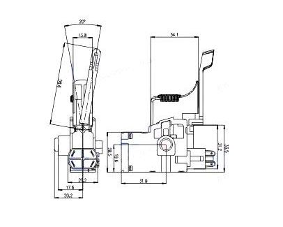 Выключатель для BOSCH GBH 2-24 DSR