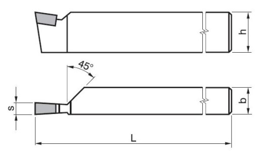 Фреза токарно-ножевая ННПа ISO 7R 3220 P20 32х20