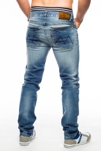 SPODNIE MĘSKIE VANKEL JEANS - 620 - 100CM L36