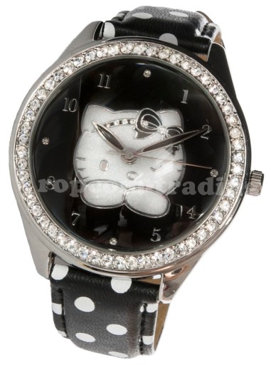 HELLO KITTY WATCH London Черные часы ИТАЛИЯ