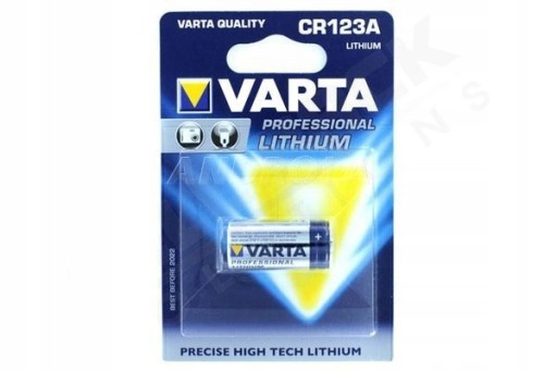 Литиевая батарея Varta CR123A LR123 Lithium 10 шт.