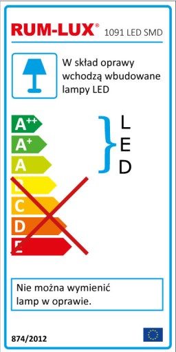 Oprawa kanałowa lampa garażowa IP44 6W LED SMD