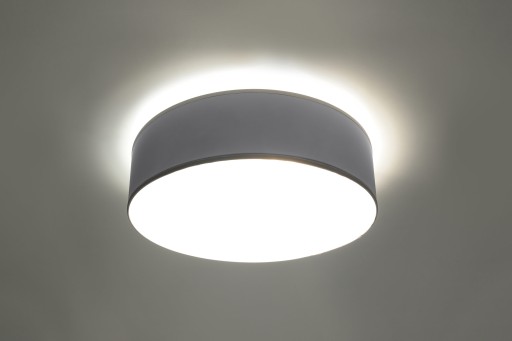 DESIGNERSKA LAMPA Okrągły Plafon ARENA 35 Szara 11