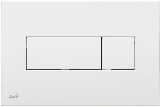 AlcaPLAST Кнопка смыва для унитаза белая M370 DELFIN