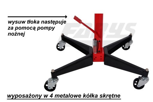 РЕДУКТОР ИЛИ ПОДЪЕМ ДВИГАТЕЛЯ 500 кг Farys