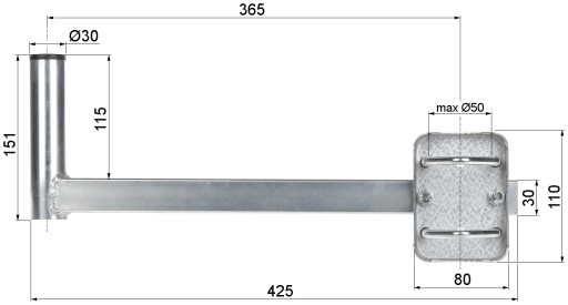 Трубчатый держатель УРЛ-32Н30