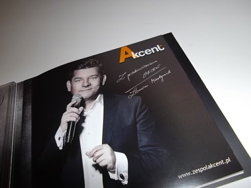 Akcent - Przekorny Los - CD GREEN EYES АВТОГРАФ