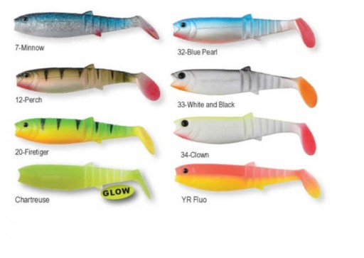 SAVAGE GEAR CANNIBAL SHAD - Chartreuse 8cm