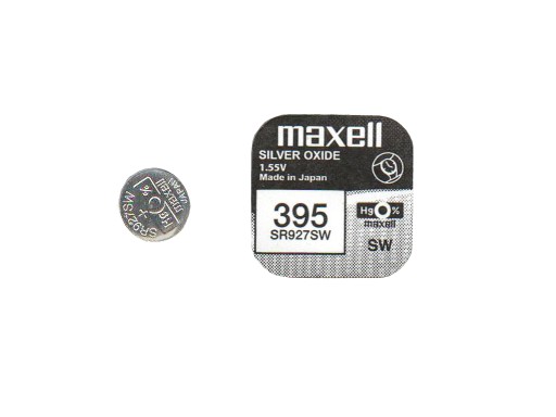 Серебристый аккумулятор 395 Maxell SR927SW D395 SR57 399