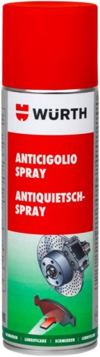 WURTH PASTE BRAKE SPRAY против визга