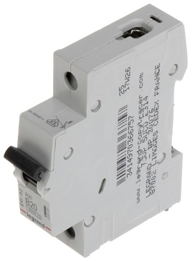 WYŁĄCZNIK NADPRĄDOWY B20A LEGRAND RX3 419137