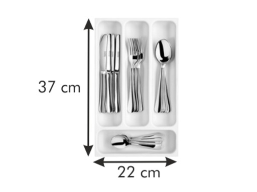 Модульная вставка для столовых приборов - 370х222 мм.