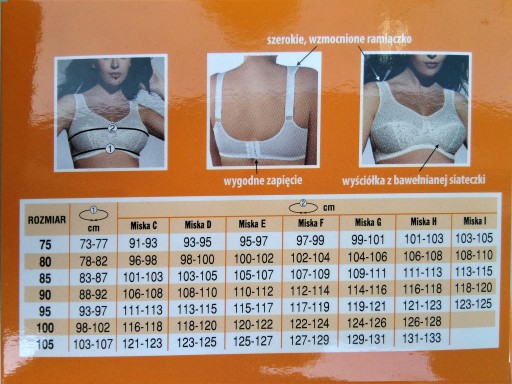 Biustonosz miękki Viki 580 Barbara szampan 95E