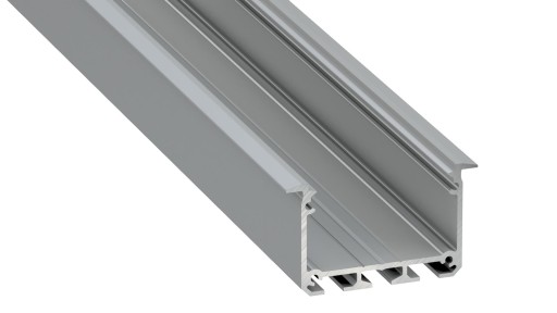 Профиль шириной 1м с утопленным абажуром для LED INSO