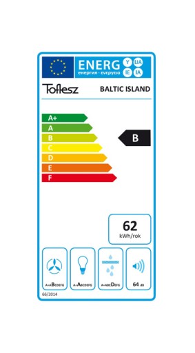 ОСТРОВНАЯ ВЫТЯЖКА TOFLESZ BALTIC 40 МЕДНАЯ ТРУБА