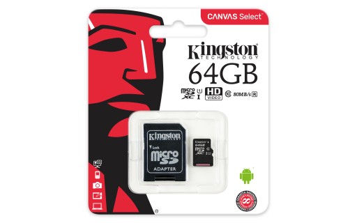 КАРТА KINGSTON MICRO SD 64 ГБ cl10 UHS + SD-READER