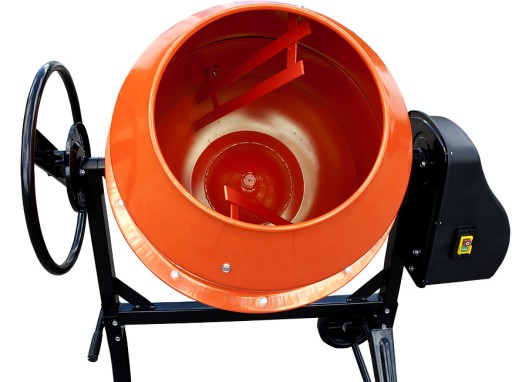 BETONIARKA 100 L 230V ŻELIWO + RĘKAWICE MOC 550 W
