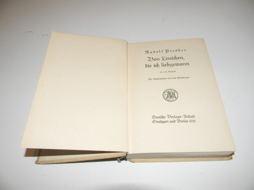 Р. Пресбер фон Лойтхен die ich Lieb Gewann, 1921 г.