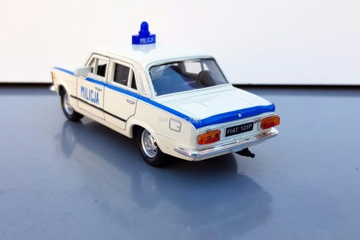 WELLY FIAT 125P МИЛИЦИЯ ПРЛ 1:34