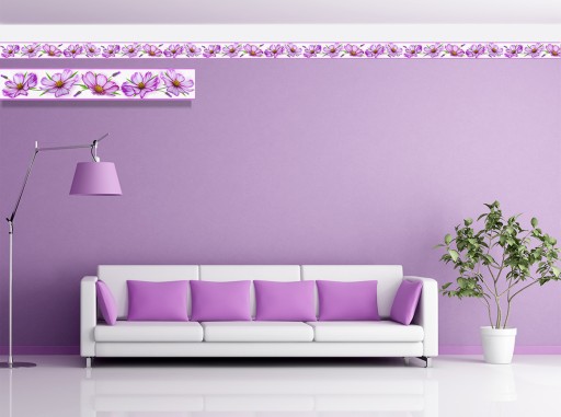 Pas dekoracyjny ozdobny na ścianę Deco Border 83 kwiaty magnolia