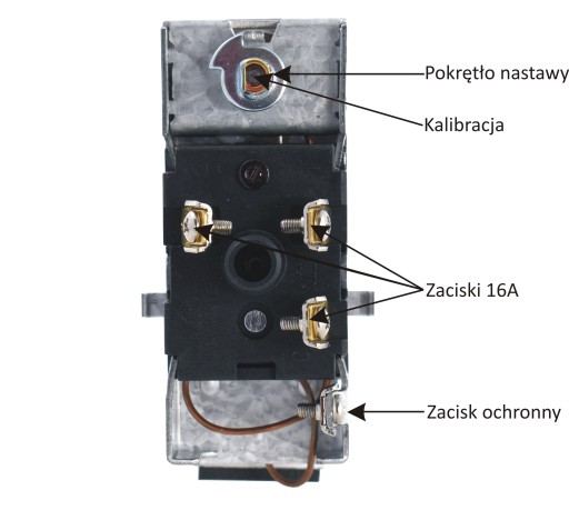 TERMOSTAT PRZYLGOWY sterownik POMPY C.O. 0...90C