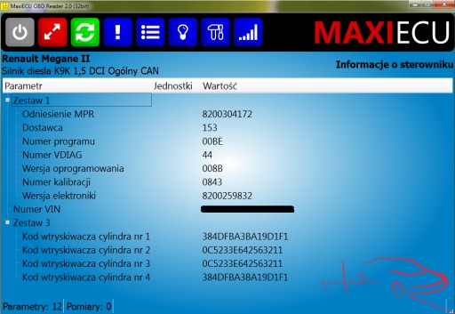 Полная диагностика ПОЛЬСКИЙ MAXIECU ABS DPF OBD2 SRS