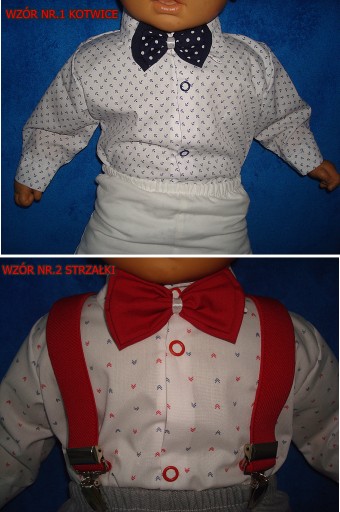 KOSZULOBODY DLA ELEGANTA KOSZULA BODY r.80 KOLORY